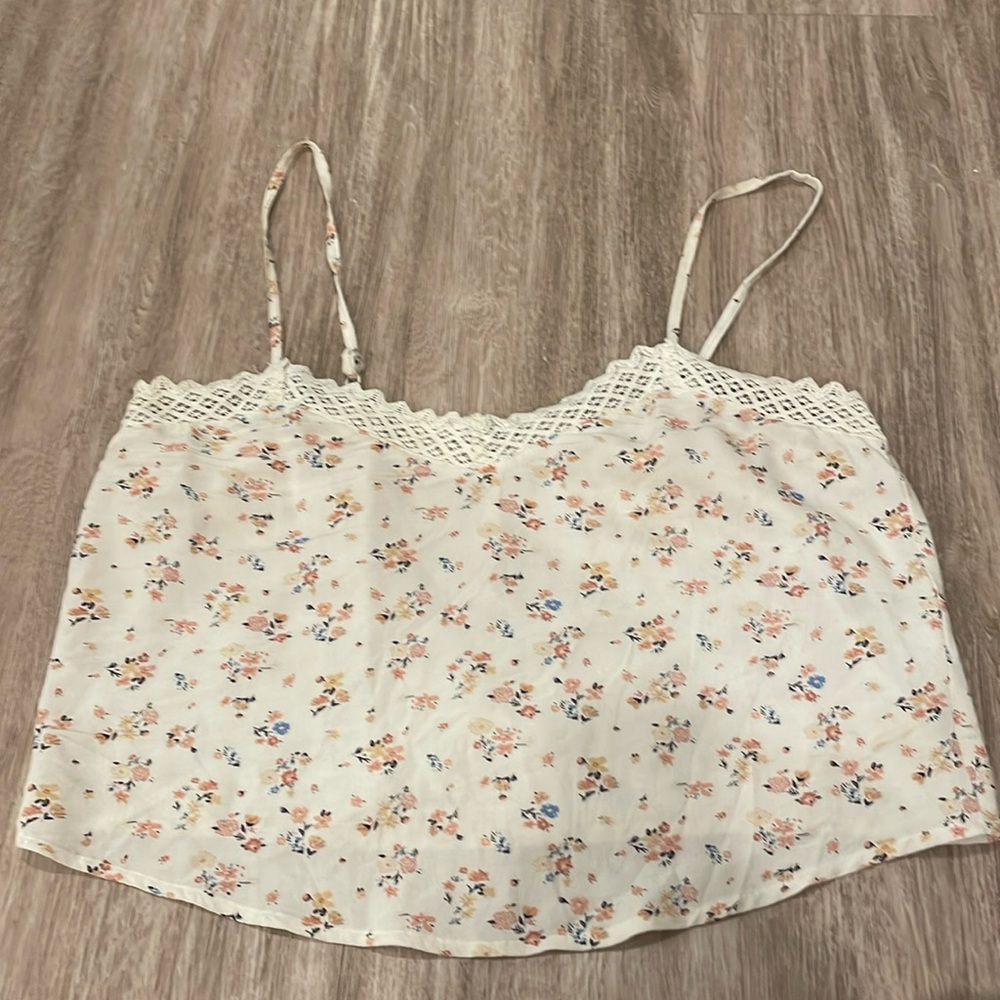American eagle, size small, cami, floral, loose shirt.